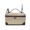 New LP27 handbag gigi same shoulder oblique span fashion canvas with leather bag temperament lunch box bag