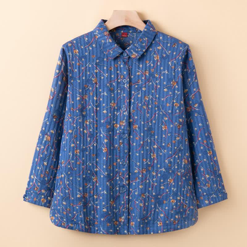 YUZHAOLIN Women's Floral Cotton Blouse