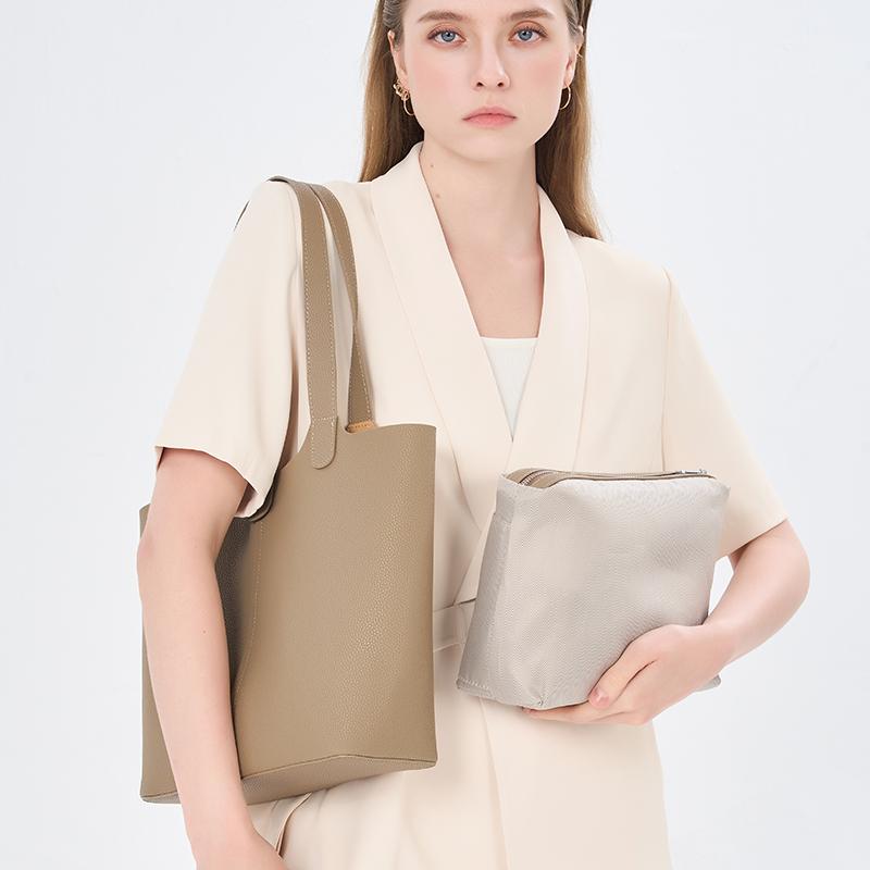 Ladies Cow Split Leather Bags Women Retro Cowhide Large Capacity Fashion Shoulder Bag Female Commuting Work Handbags for Lady
