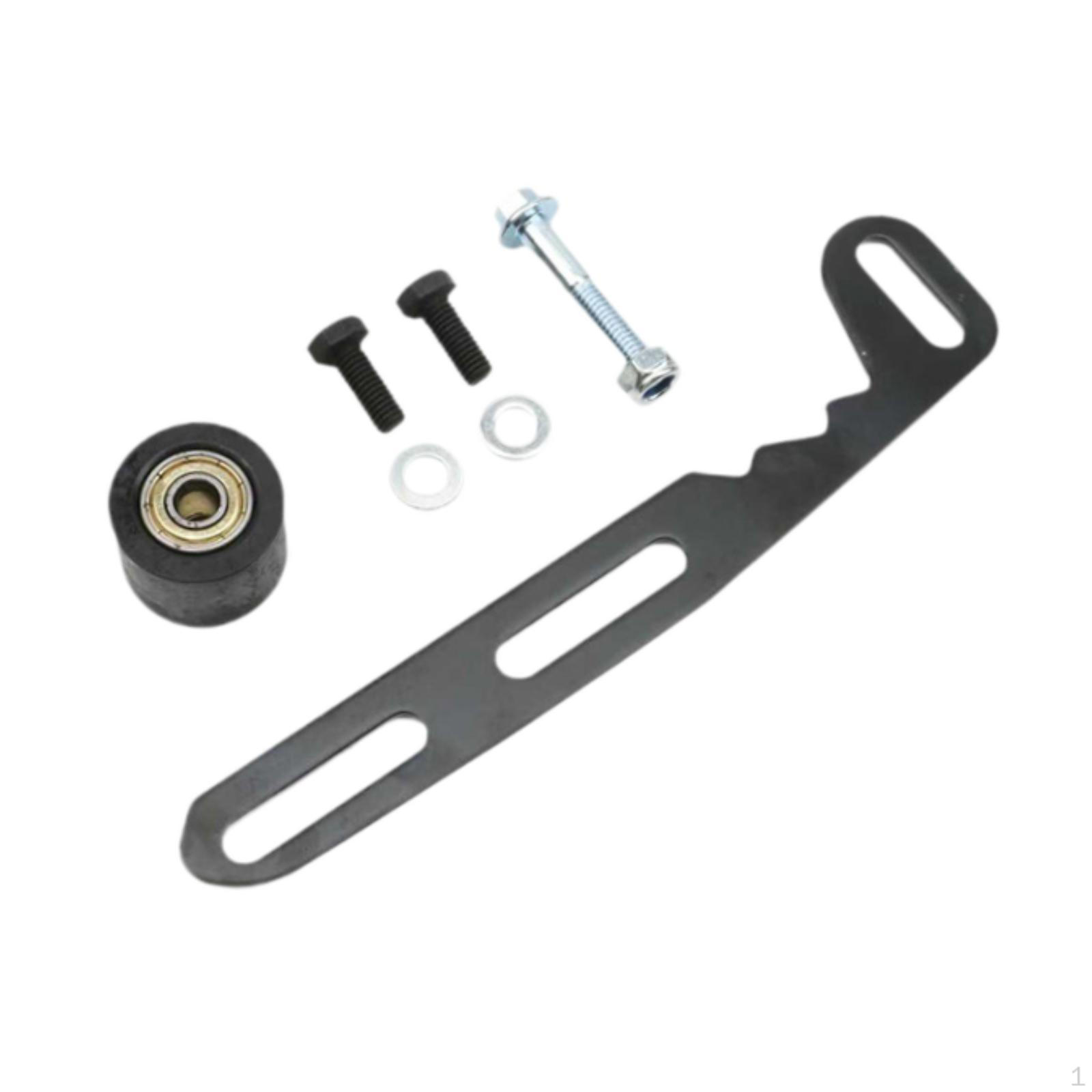 Mini Bike Chain Tensioner Adjuster Set, with Roller Easy to Install Spare Part