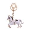 Creative Little Horse Car Keychain, Women's Bag Hanger, Chain Key Ring, Metal
