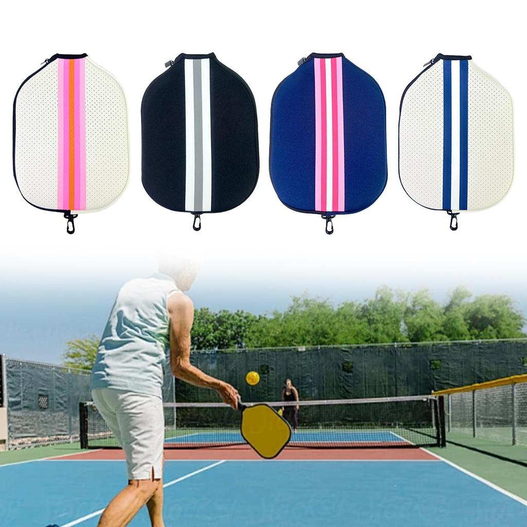 Kryt na pickleballovou pálku, Neoprenový voděodolný obal na pálku se zipem pro aktivity, venkovní sporty, trénink, hru, praxi