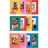 12-pack Magnetic Picture Frames for Refrigerator 2.5x3.5 inch Wallet size colorful photo note schedule holder