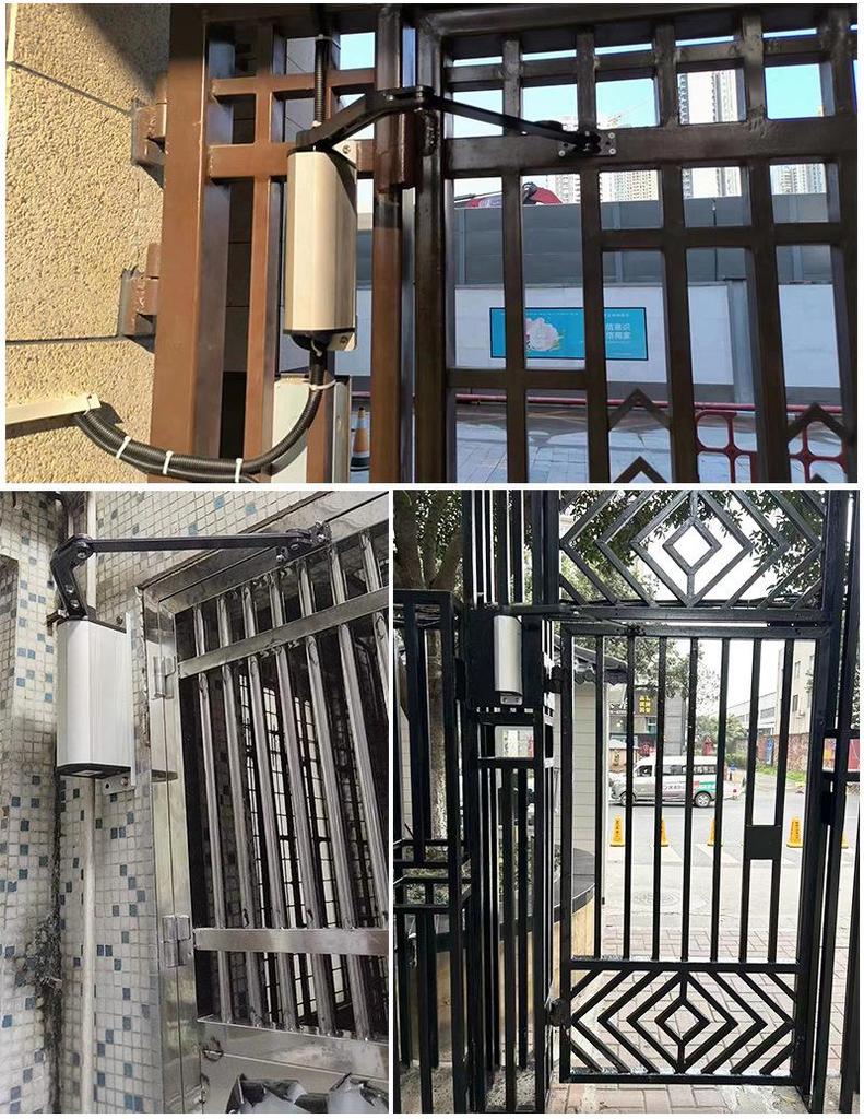 Side-Mounted 90-Degree High-Power Electric Automatic Gate Closer and Opener for Outdoor Residential Community Swing Doors