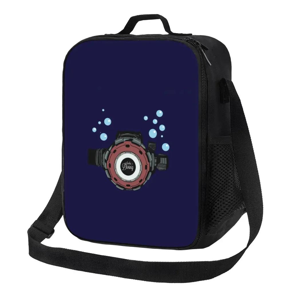 Normal People Scuba Diving Insulated Lunch Bag for Work School Dive Resuable Thermal Cooler Bento Box Women Kids