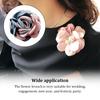 Flower Brooch Wedding Bride Dress Birthday Graduation Festival Clothes Tie Decoration Jewelry Large Pin for Women Girls