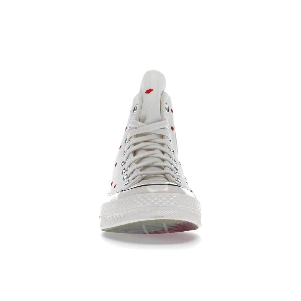 Converse Chuck 70 Embroidered Lips High 'Love Me - Vintage White' Unisex Sneakers A01601C