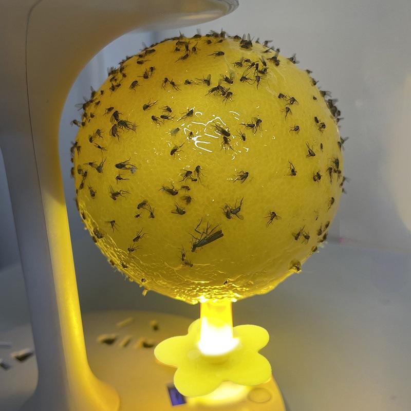 

Комнатный светящийся шар-ловушка для насекомых, нетоксичный ловец мух и комаров Flower-shaped base