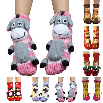 Women's Thick Knit  Proof Warm Casual Floor Carpet Socks