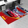 Office Rug Lightning McQueen, Pixar Cars theme 3D Printed Anti-Slip Rug-Machine Washable for Living Room