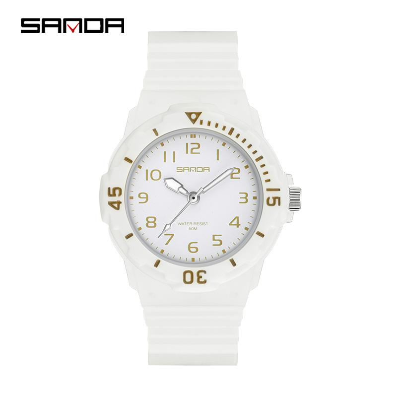 Casual Ladies Watch Simple Sports Quartz Watches Waterproof Clock Kids Wristwatch Sanda Top Brand Student Gift Relogio Masculino