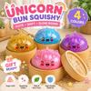 Simulation Steamed Stuffed Bun  Toy Glitter Slow Rising Soft Stress Relief Fidget Toy for Classroom Student Rewards