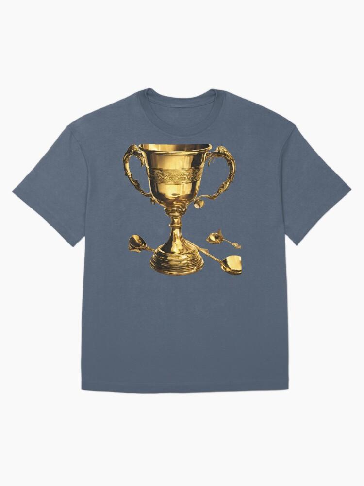 Football Manager Football Golden Awesome Cup Oversized Unisex T-Shirt