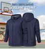 Men's Hooded Sports Jacket: Spring/Autumn Loose Fit, Outdoor Leisure, Windbreaker for Couples