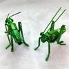 Handmade Aluminium Wire Handicrafts Simulation Insect Grasshopper Locust Mantis Model Metal Wire Braiding Craft Ornaments Statue
