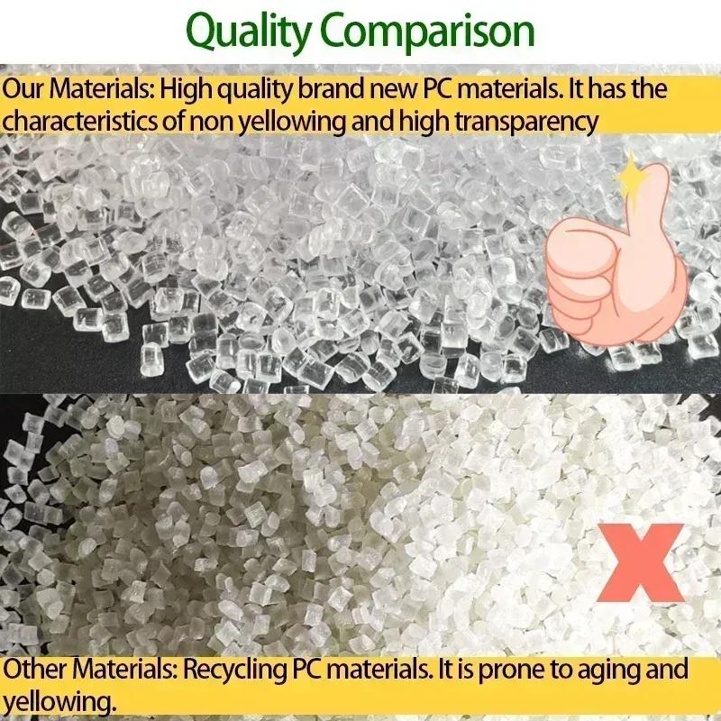 Headlight Lampshade Transparent Headlight Lens Left and Right Lampshade Cover For Mini R56 Cooper 2007-2013