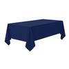 Nordic Solid Color Polyester Rectangular Tablecloth for Weddings, Parties, Restaurants, and Hotels.