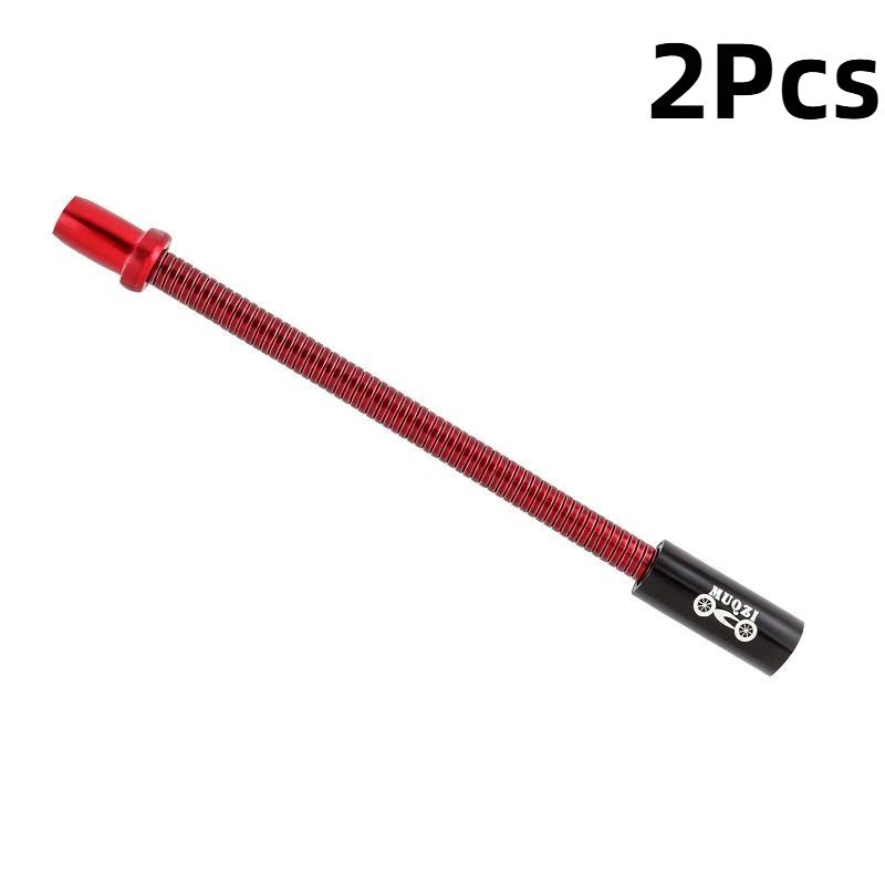 Universal Fit Aluminium Alloy Bike V Brake Cable Guide Pipe Wear Resistant Bend Hose Tube for All Kinds of Bicycles Repair