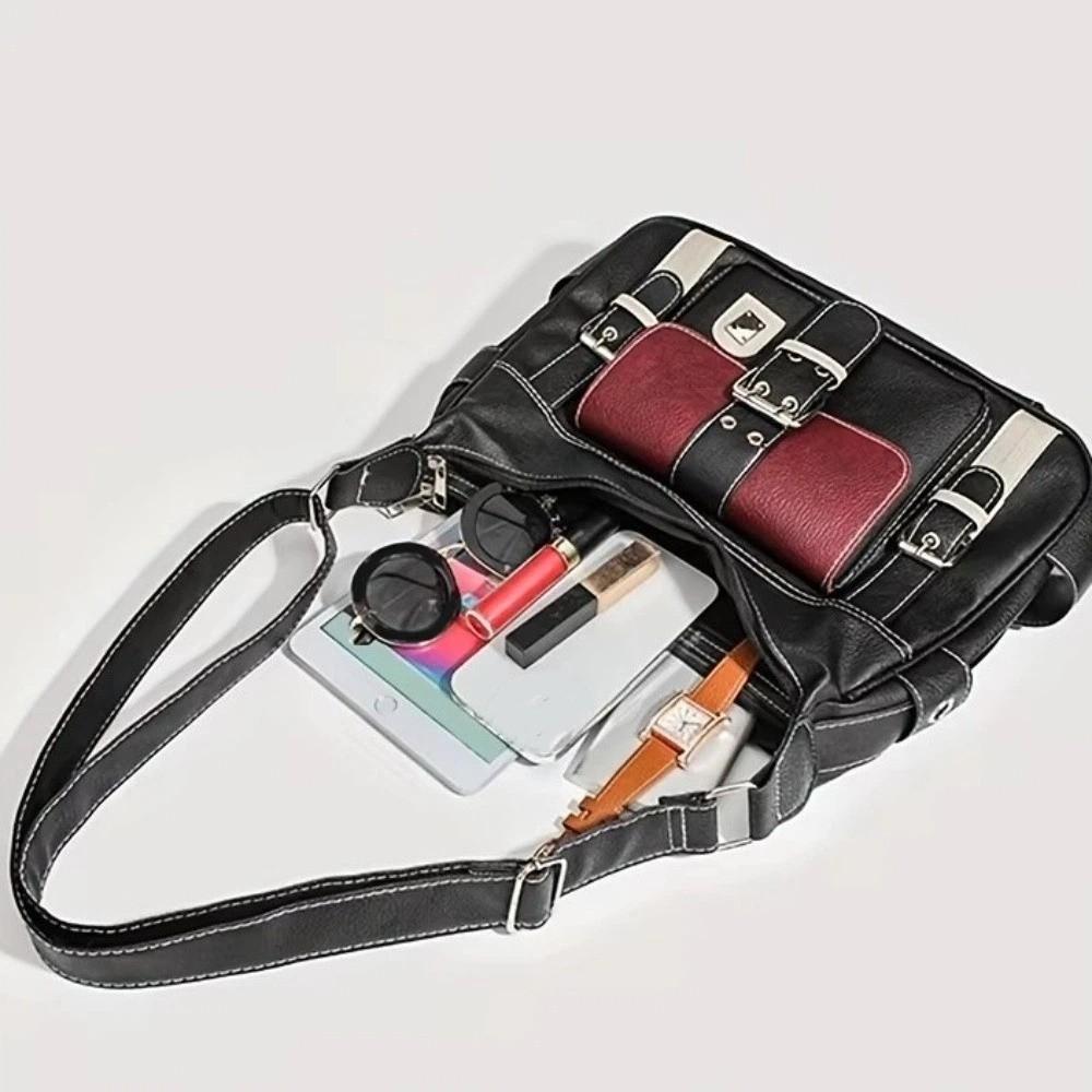 Exquisite Shoulder Bag Large Capacity Messenger Bag Punk Large Handbag  Dating
