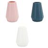 Nordic Style Plastic Pot Basket Geometric Vase Dried Flower Holder Desktop Decor