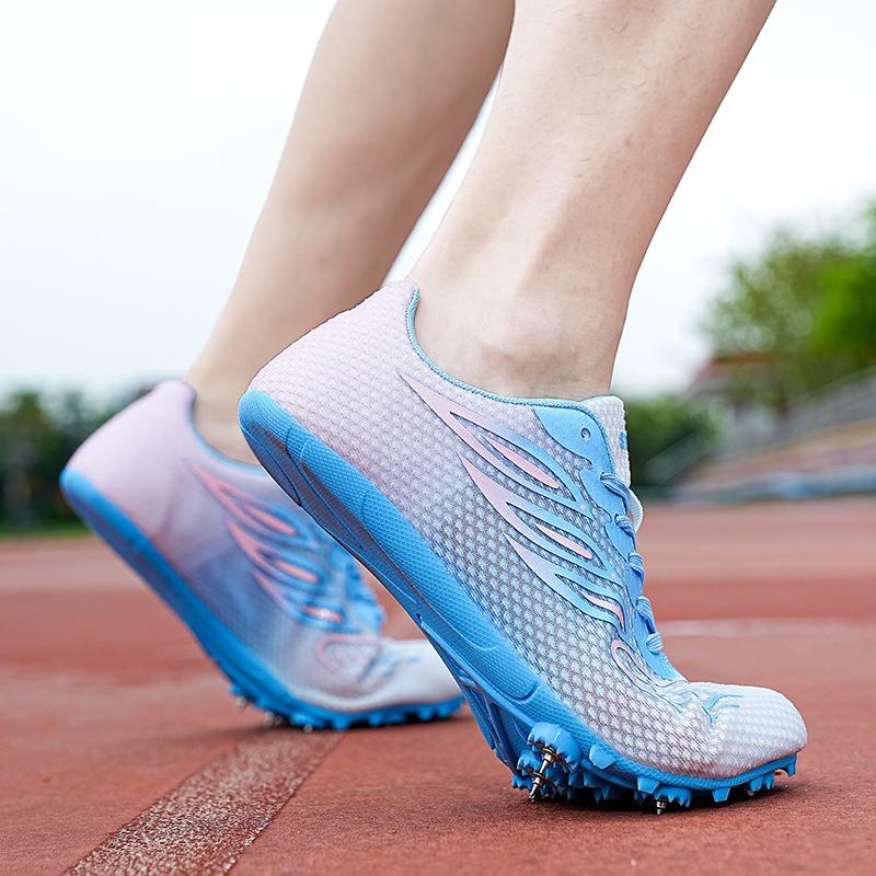 Spike shoes track and field sprint men's professional spike shoes women's long jump sports student competition elite running shoes