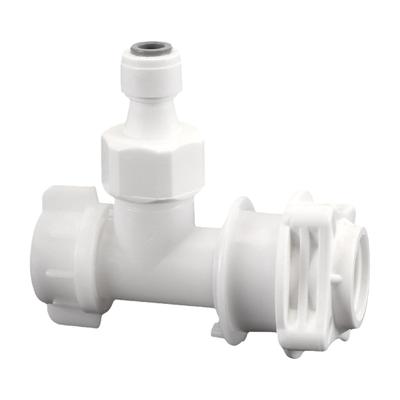Water Dispensing Fitting Easy Installation Corrosion Resistant Designs ABS Splitter Valves for Double Device Connection
