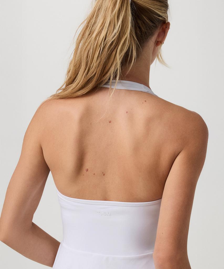 VUORI [Women'S] Tiebreak Halter Dress Vr26140002_White Vr26140002