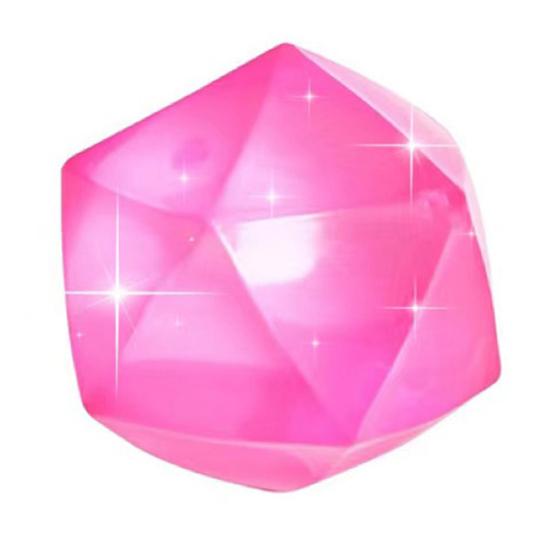 Transparent Rhinestone Squeeze Toy Anxiety Relief Polyhedron Sensory Toy Anti-anxiety Soft Stress Ball Students Office Workers Gift