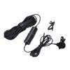 Clip On Microphone 360 Degree Rotation 3.5mm Jack Noise Reduction Cardioid Lavalier Mic Lapel Microphone