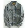 Fashion Retro Washed Men's Denim Jacket Coat Loose Lapels Plus Size Distressed Export Export Big Brand Coat