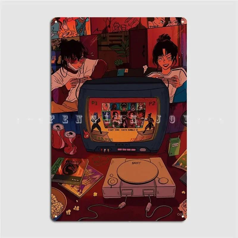

Game Night Zuko Azula Metal Sign Pub Mural Printing Plaques Tin Sign Posters 20x30cm（7.8x11.8inch）