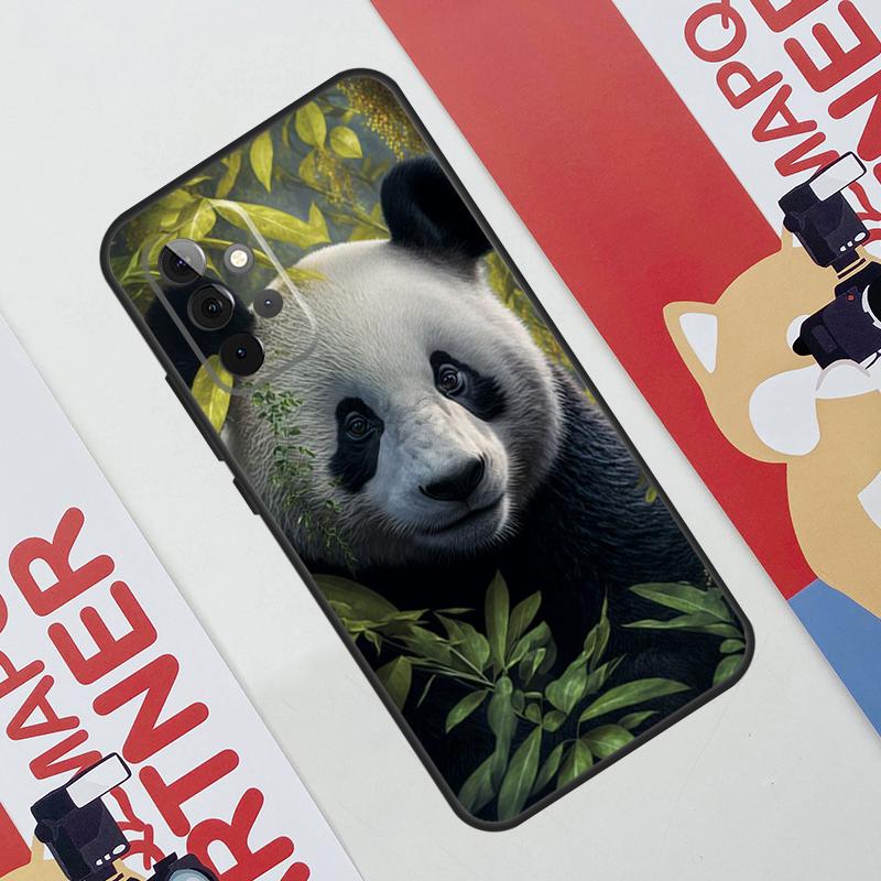 Panda Animal Cute Bear Case For Samsung Galaxy A53 A16 A26 A36 A56 A55 A35 A15 A52 A32 A12 A33 A13 A14 A34 A54 A17