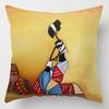 African Life African Women Abstract Painting Decoration Cushion Cover Home Decoration Pillowcase Exotic Pillowcase