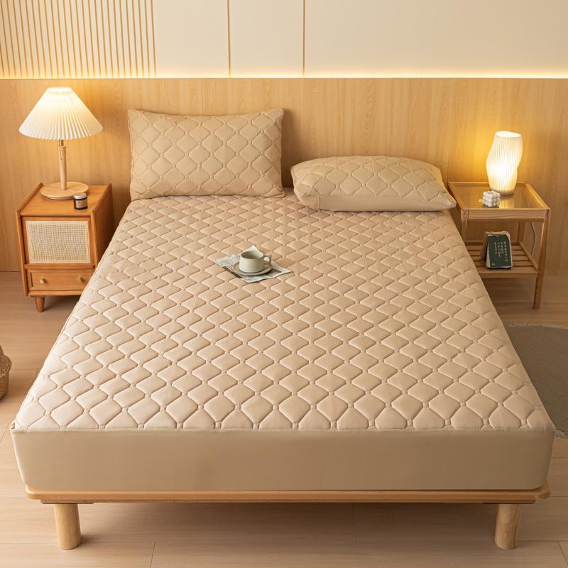 Waterproof Mattress Cover Antibacterial Mattress Protector Breathable Bed Fitted Sheet Single/Double/King/Queen/140/160/200