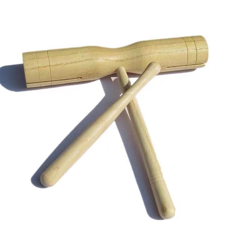 Orff Children s Percussion Instruments: Double Wooden Claves for Music Education