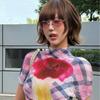 New Spice Girl retro cat eye sunglasses women's YK millennial old money wind European and American anti-ultraviolet sunglasses
