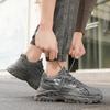 Men Leather Chunky Dad Sneakers, Breathable Fashion Student Work Casual Athletic Shoes