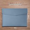 A4 Leather Document Holder - Portable Large Capacity Business Briefcase