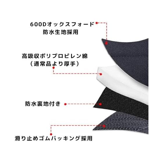 2-Piece Car Seat Cover, Car Seat, Waterproof, Protective Seat, Anti-Stain, Anti-Slip, Anti-Scratch Hook Included, Driver Seat, Passenger Seat, Rear