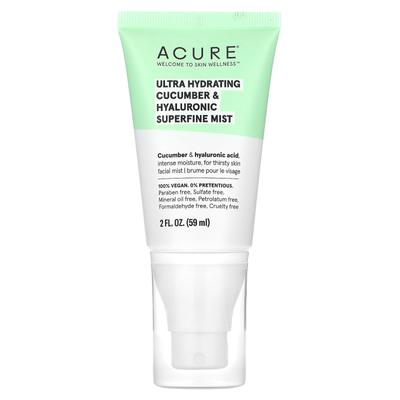 Ultra Hydrating, Cucumber & Hyaluronic Acid Superfine Mist, 2 Fl Oz (59 Ml)