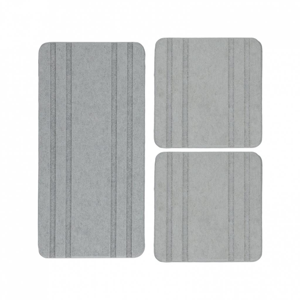 Schnelltrocknendes Kieselgur Untersetzer Set für Küchen- und Badezimmeroberflächen