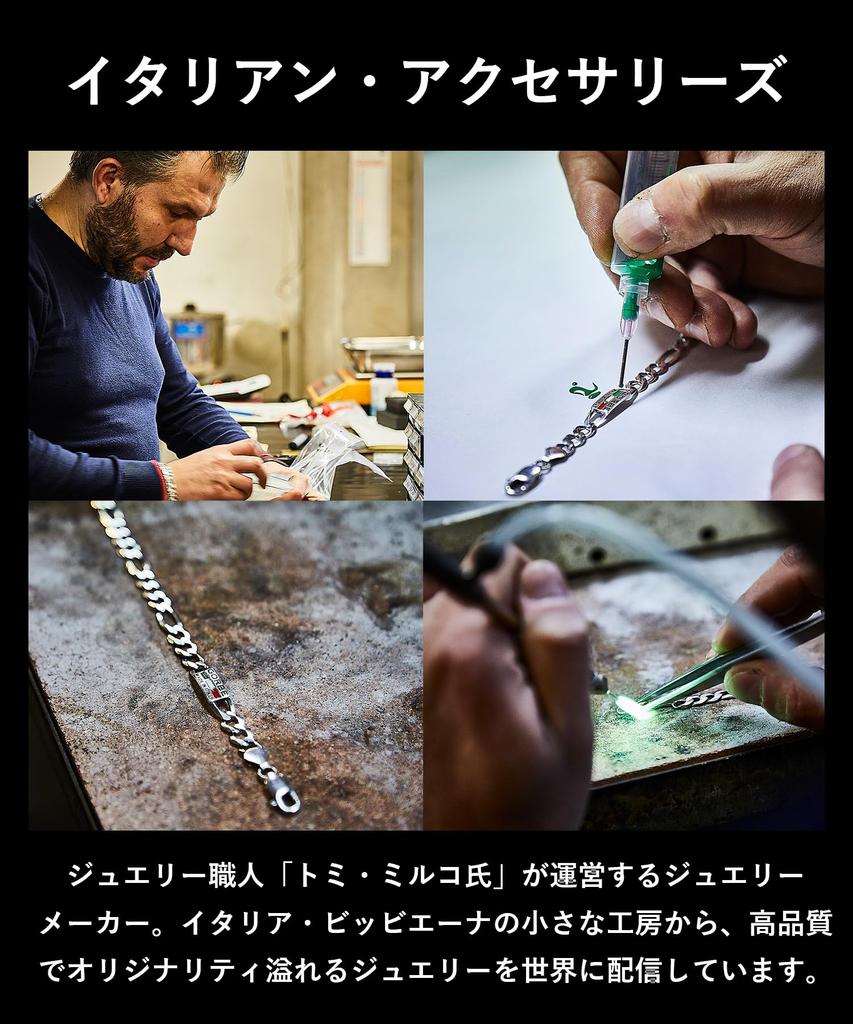 [GORBE] [Golbe] Italian-made silver charm (lilyfleur-de-lis emblem) pendant top necklace charm