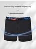 Men's Quick-Dry Double-Layer Swim Trunks - Large, Anti-Embarrassment, Boxer Style, Professional Hot Spring Set