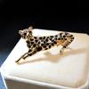 Neue Emaille Leopard Brosche Frauen und Männer Pin Unisex Schmuck Mode Winter Zubehör