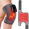 2026 New Red Light Therapy Knee Massager Heated Pad, Wireless Portable Infrared Light 850& 660 Nm Therapy Device for Elbow Shoulder Pain