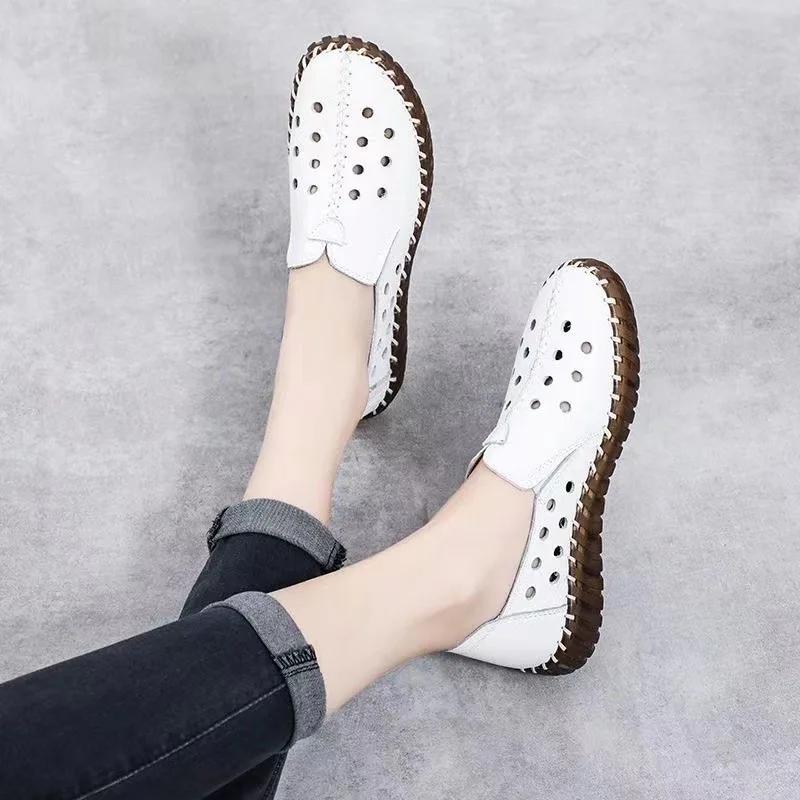 

Водонепроницаемые мокасины, широкие женские туфли для вождения, женские черные туфли на плоской подошве из натуральной кожи, красные дизайнерские мокасины для женщин, белые мокасины 38