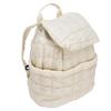 Puffer Backpack Large Capacity Multifunctional Quilted Backpack Puffy Bag for Trolley Storage Daily Use Travel Beige