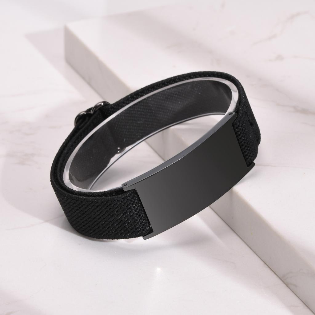 Xiaomi Vnox Personalisierte Foto Armbänder für Damen Herren, Verstellbares Armband, Personalisierte Bild Text Name Gedenkarmbänder Geschenk