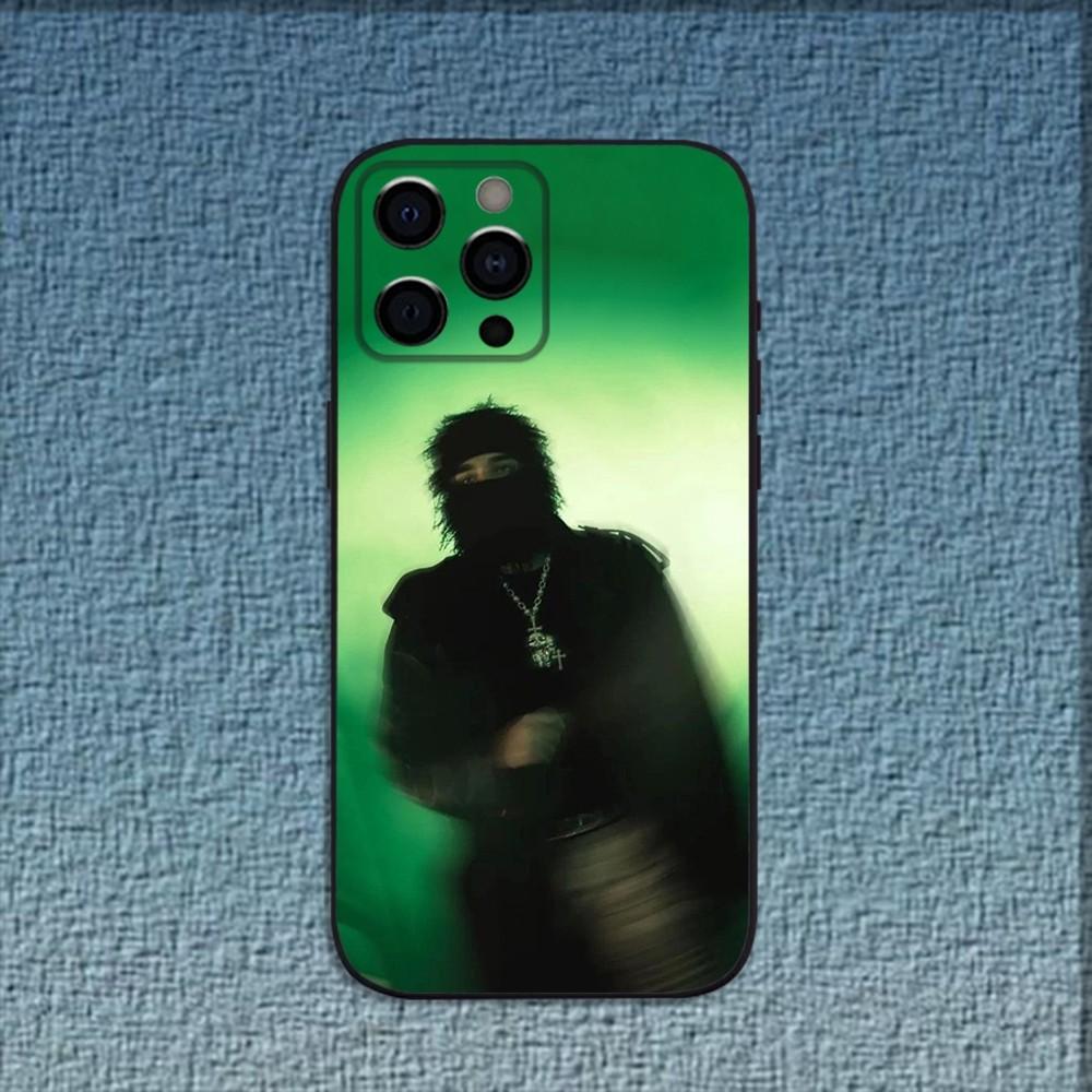 Y-Yeat Rapper AfterLyfe Telefoonhoesje Voor iPhone 16,15,14,13,12,11,Pro,X,XS,Max,XR,Plus,Mini Zwart Zacht Hoesje