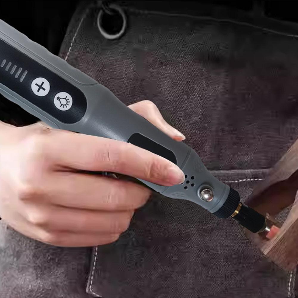 Cordless Power Rotary Tool 5 Speed Mini Handheld Drill for Engraving, Sanding, Polishing, Carving, Cutting, DIY Crafts